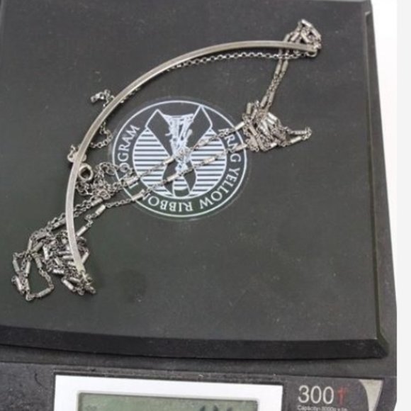 Italian Designer Dyadema 925 Sterling Silver Choker Layering Chain Necklace - Picture 8 of 8